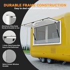 Concession Stand Serving Window Food Truck Service Awning 48  W X 36  H