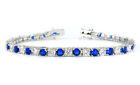Women s 18k White Gold Plated Tennis Bracelet Made With Swarovski Elements
