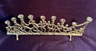 Vtg Israel Brass Chanukah Hanukkah Menorah Dancers Judaica 