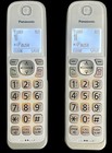 Panasonic Dect 6 0 Cordless Phone 2 Handsets Answer Machine Telephone Kx-tdg632