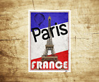Paris France Decal Sticker Eiffel Tower Vintage Travel Luggage 3 3 4  X 2 5 8 