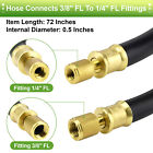  1 2  Diameter Hose  3 8  Fl To 1 4  Fl Vacuum Certified Refrigerant Hose  6 