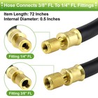 1 2  Diameter Hose  3 8  Fl To 1 4  Fl Vacuum Certified Refrigerant Hose  6 