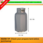 20 Lb Propane Tank Cover    With 600d Waterproof  Dustproof  And Gray 