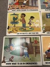 1960   s Disney Educational Print Posters 105 Home Safety Set