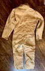 Vintage 2002 Carhartt X01 Brn Quilt-lined Duck Coveralls - Made In Usa - 36 Reg