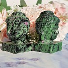 3 1  Natural Ruby Zoisite Figurine Of Buddha Crystal Statue Protective Talisman