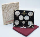 Canada Commemorative 5 Silver Dollar Coin Set 1935-1967   Nickel Capitol - F085