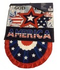 Garden Flag God Bless America 12 5   x18    Patriotic Double Sided Thick Quality New