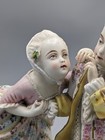 Antique 1800s French Jean Gille Little Couple Porcelain Figurine 8 