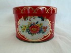 Vintage Daher Floral Tin Container England Very Nice Condition