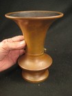 Antique Japanese Meiji  Era C 1870  Bronze Budhist Shrine Usubata Vase