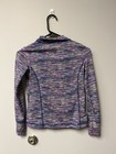 Ideology Space Dye Multicolor Full Zip Lightweight Knit Jacket Women s S