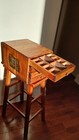 Antique Cabinet Niehoff Parts Wood Drawer Vintage Automotive Counter Display