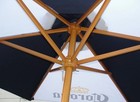 New Corona Cerveza Beer Blue White Patio Deck Umbrella 7-9 Ft Bar Furniture 