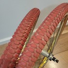 Old School  Araya 7c Rims Wheels Snakebelly Tires Bullseye Hubs 20 Inch Bmx Bike