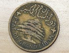 1925 Lebanon 5 Piastres