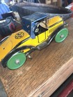 Vintage C 1930s Louis Marx Tin Litho Windup King Roadster Racer Car Toy