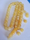       natural Baltic Amber Islamic Prayer 45 Beads Misbaha Tasbih Rosary 80g    