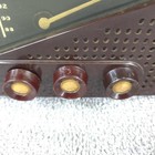 Vintage Zenith 7h921 Tube Am fm Bakelite Tabletop 1949 Mcm Mid Century Modern 