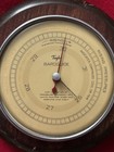 Vintage Taylor Baroguide Wood Wall Barometer 1940s Weather Station Works