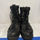 Wolverine Vintage Military Combat Boots Black Leather Soft Toe Mens 11 M