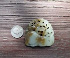        19th Century Chinese Hand Carved White Jade Nephrite Tiger  Fine Openwork