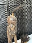2 Old Antique African Art Tribal Hand Carved Figures