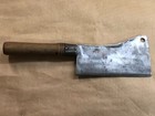 Vintage Antique 12  Meat Cleaver Butcher Knife Old Kitchen Tool 6 3 8  Blade