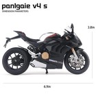 Die Cast Motorcycle Model For Ducati V4  Realistic Motorcycle Model  1 12 Sca   