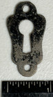 Vintage Old Fancy Design Steel Escutcheon Key Hole Keyhole Cover Plate