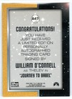Star Trek The Original Series Season 2 A47 William O connell Thelev Autograph