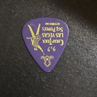 Cheap Trick Rick Nielsen 2009 Tour Guitar Pick Las Vegas Purple