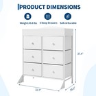 Nursery Changing Table Dresser With Changing Top Space-saving Diaper Station