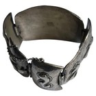Historic Matilde Poulat Matl Mexican 900 Silver Black Onyx Bracelet Taxco 6 