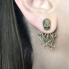 Gothic Earrings Weird Funky Stud Earrings For Women Unique Fun Emo Punk Acc - 12