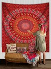 Mandala Tapestry Indian Wall Hanging Bohemian Hippie Poster Bedspread Throw Deco