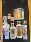 Bath   Body Works Champagne Toast Set 3-wick Candle Mist Gel Lotion Multipack