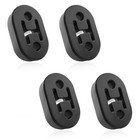 4 Pcs Car Rubber Exhaust Hanger  Heavy Duty Auto Exhaust Muffler Black-4 Pcs