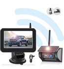 1magnetic Solar Wireless Backup Camera 5   Monitor W camera Car Truck Trailer Rv