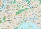 New York City Street Map - 23 2 X 23 2 Inches - Paper Laminated