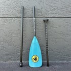 3-piece Adjustable Sup Paddle    lightweight  Floating Aluminum Shaft  body Glove 