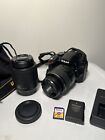 Nikon D3200 24 2mp Digital Slr Camera - With 18-55mm And 55-200mm Lenses And Bag
