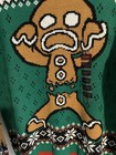 Gingerbread Man  oh Snap  Ugly Christmas Sweater Unisex Size Xl Retails   70