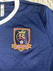 Adidas Real Salt Lake Rsl Soccer Jersey Mens Large Blue Aeroready Mls Training