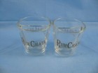 Rum Chata Shot-a-chata Divided Shot Glass Bar Ware Lot Of 2 New Shot Glasses