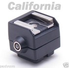 New Sc-2 Flash Hot Shoe Pc Sync Socket Adapter For Camera Canon Nikon 