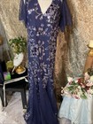     Mother Of The Bride Or Groom   s Dress Sequence  Floral Size 3 Xl