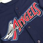 2000 Anaheim Angels Jamie Burke Game Used Jersey 48 Rawlings Authentic Disney