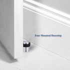 4 Pack Door Stop Floor Mount Door Stopper Stainless Steel Rubber 2 4 Inch